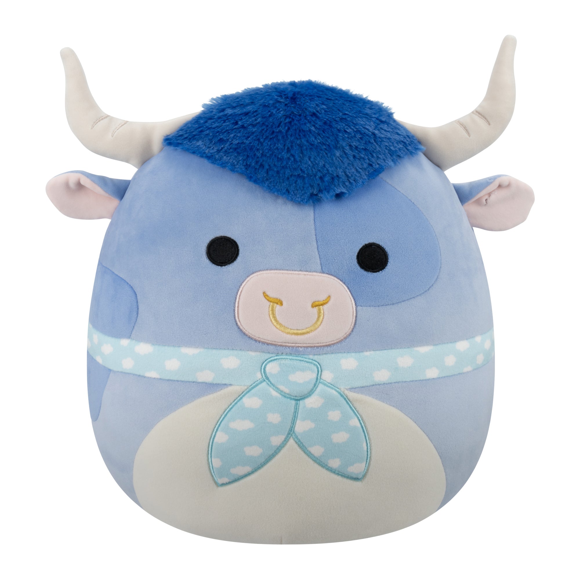 12-Inch Bermayeh the Blue Bull with Ascot